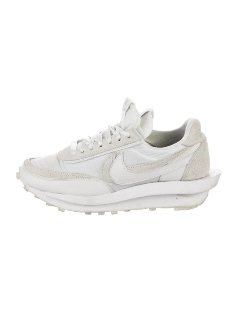 Nike x Sacai Suede Platform Sneakers Neutral Womens 6